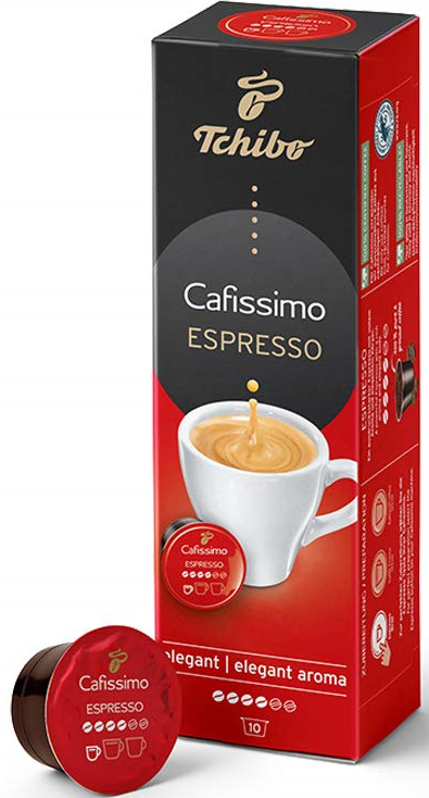Кава в капсулах Кафиссимо/КАФИТАЛИ - Caffitaly TCHIBO Cafissimo Espresso Elegant (10 капсул)