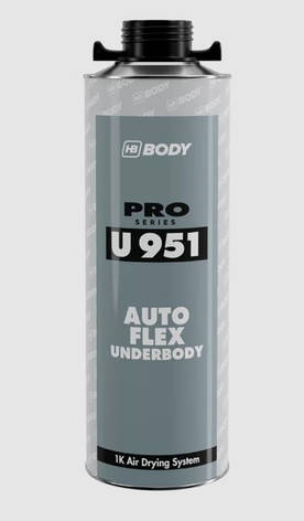 Гравітекс (антигравій) чорний BODY U951 AutoFlex 1л (9510200001), фото 1