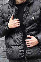 Куртка пуховая nike windrunner sportswear черного цвета