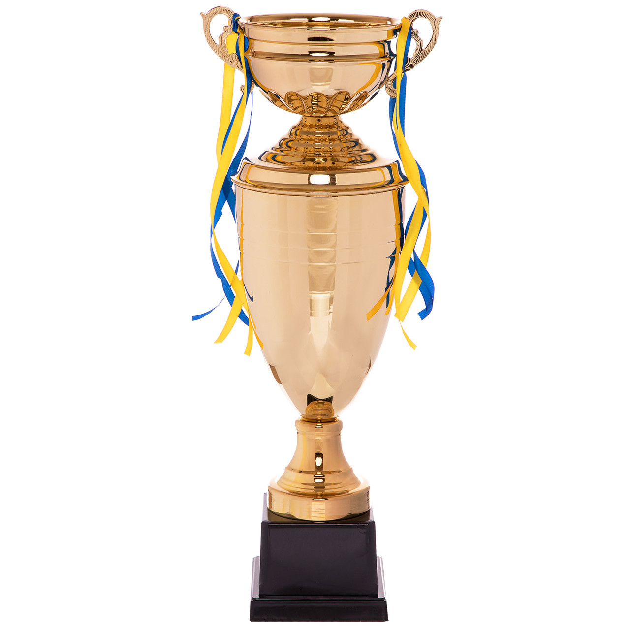 Кубок спортивний із кришкою та чашею Zelart CUP C-1505A висота 57 см золото