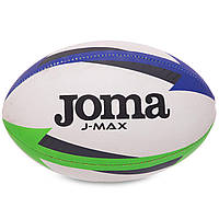 М'яч для регбі Joma J-MAX 400680-217 No4 білий-синій-зелений