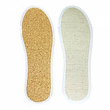 Устілки для взуття на пробковій основі Coccine Linen Cork розмір 45-46, фото 2