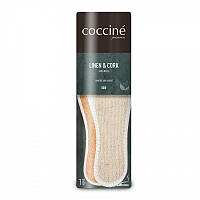 Стельки для обуви на пробковой основе Coccine Linen Cork размер 35-36