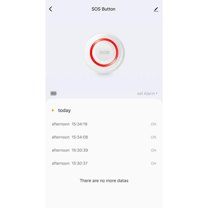 Wifi кнопка SOS для літніх та хворих людей для екстреного виклику допомоги Nectronix SS01, додаток Tuya Smart - фото 6 - id-p2012316954
