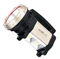 Ручной аварийный удобный фонарь Vesta V-5806 с двумя лампочками Светодиодный фонарик на аккумуляторе