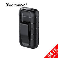 Міні диктофон з великим часом роботи Nectronix A50+, з пам'яттю 64 Гб, кліпса, магніт Love&Life