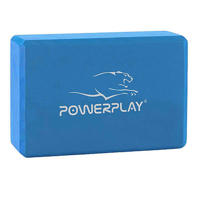 Блок для йоги PowerPlay 4006 Yoga Brick синій