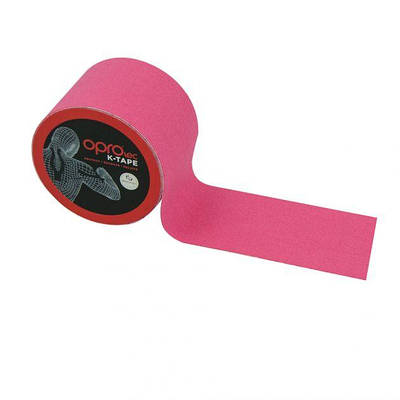 Кінезіологічний тейп OPROtec Kinesiology Tape Pink (TEC57543) 5см*5м