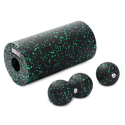 Масажний набір Cornix (Ball 8 см, Duoball 8 х 16 см та Foam Roller 30 х 15 см) XR-0079