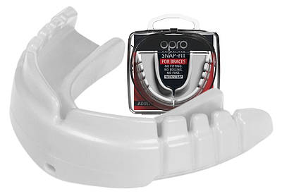 Капа OPRO Snap-Fit FOR BRACES White (art.002318004)