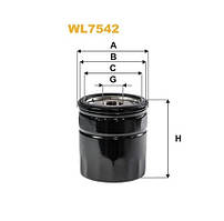 Фільтр масляний WIX WL7542 (OP543/2)