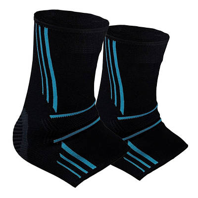 Спортивні бандажі на гомілкостопи Power System Ankle Support Evo PS-6022 Black/Blue M