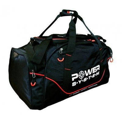 Сумка спортивна Power System PS-7010 Gym Bag Magna Blak/Red