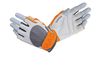 Рукавички для фітнесу MadMax MFG-850 Crazy Grey/Orange M