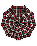 Парасолька автомат Lantana LAN952 на 9 спиць у клітку Червоний, фото 2