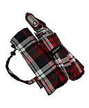 Парасолька автомат Lantana LAN952 на 9 спиць у клітку Червоний, фото 4