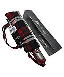 Парасолька автомат Lantana LAN952 на 9 спиць у клітку Червоний, фото 5