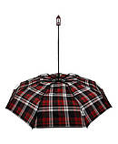 Парасолька автомат Lantana LAN952 на 9 спиць у клітку Червоний, фото 6