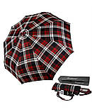 Парасолька автомат Lantana LAN952 на 9 спиць у клітку Червоний, фото 8