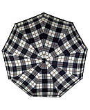 Парасолька автомат Lantana LAN952 на 9 спиць у клітку Синій з білим, фото 2