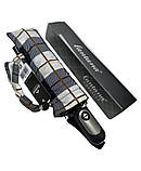 Парасолька автомат Lantana LAN952 на 9 спиць у клітку Синій з білим, фото 5