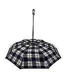 Парасолька автомат Lantana LAN952 на 9 спиць у клітку Синій з білим, фото 7