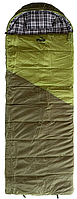 Спальний мішок кокон Tramp Зелений 230х100 см, спальний мішок ковдра, правосторонній туристичний спальник KSP
