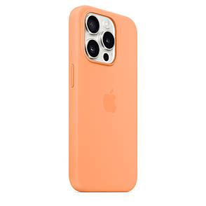 Чохол Silicone Case Premium для iPhone 15 Pro Max Orange Sorbet, фото 2