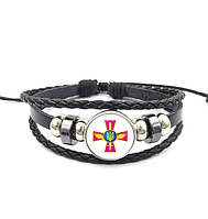 Патриотический плетеный браслет Zhejiang с символикой Украины 8