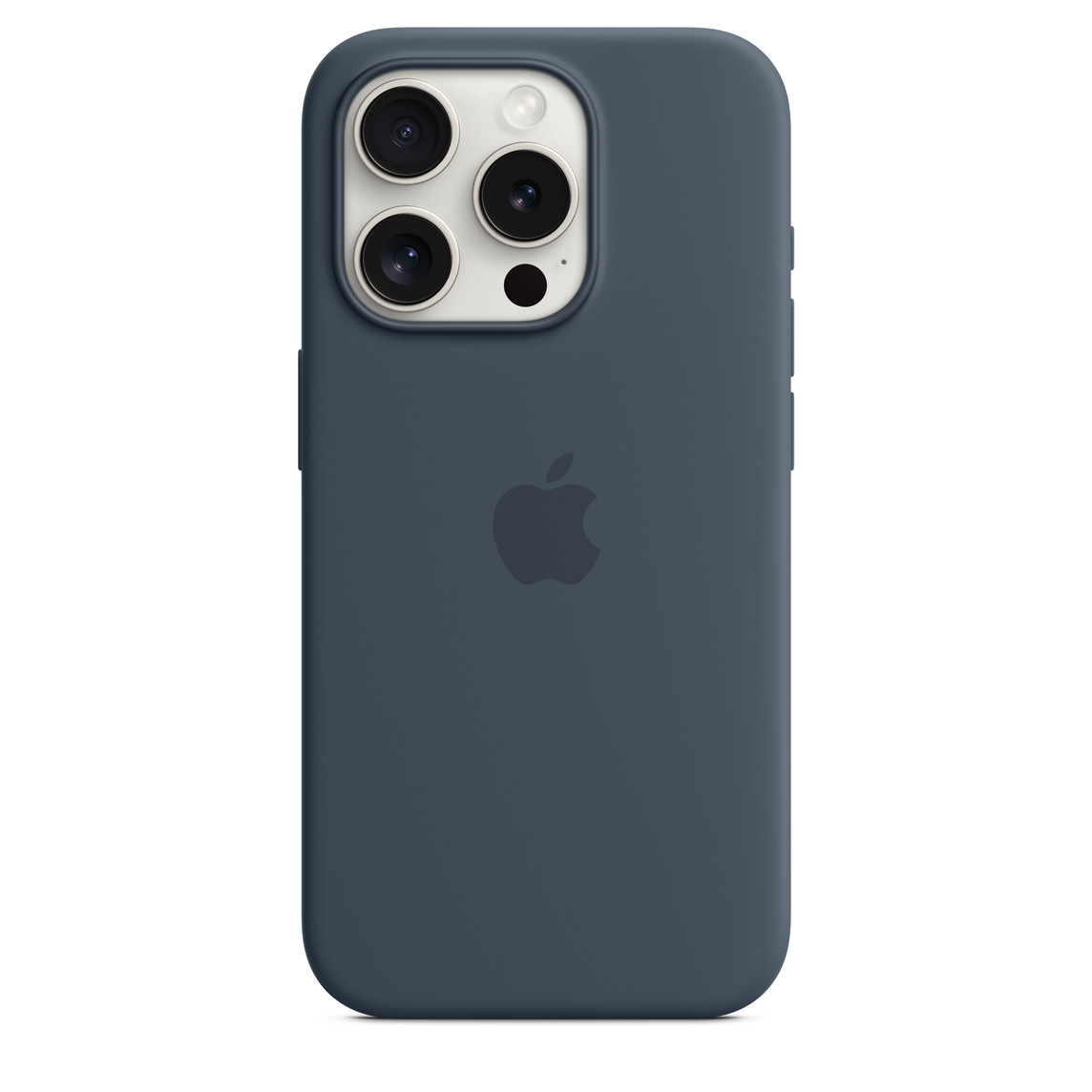 Чохол Silicone Case Premium з MagSafe для iPhone 15 Pro Storm Blue