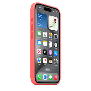 Чохол Silicone Case Premium для iPhone 15 Pro Max Guava, фото 3