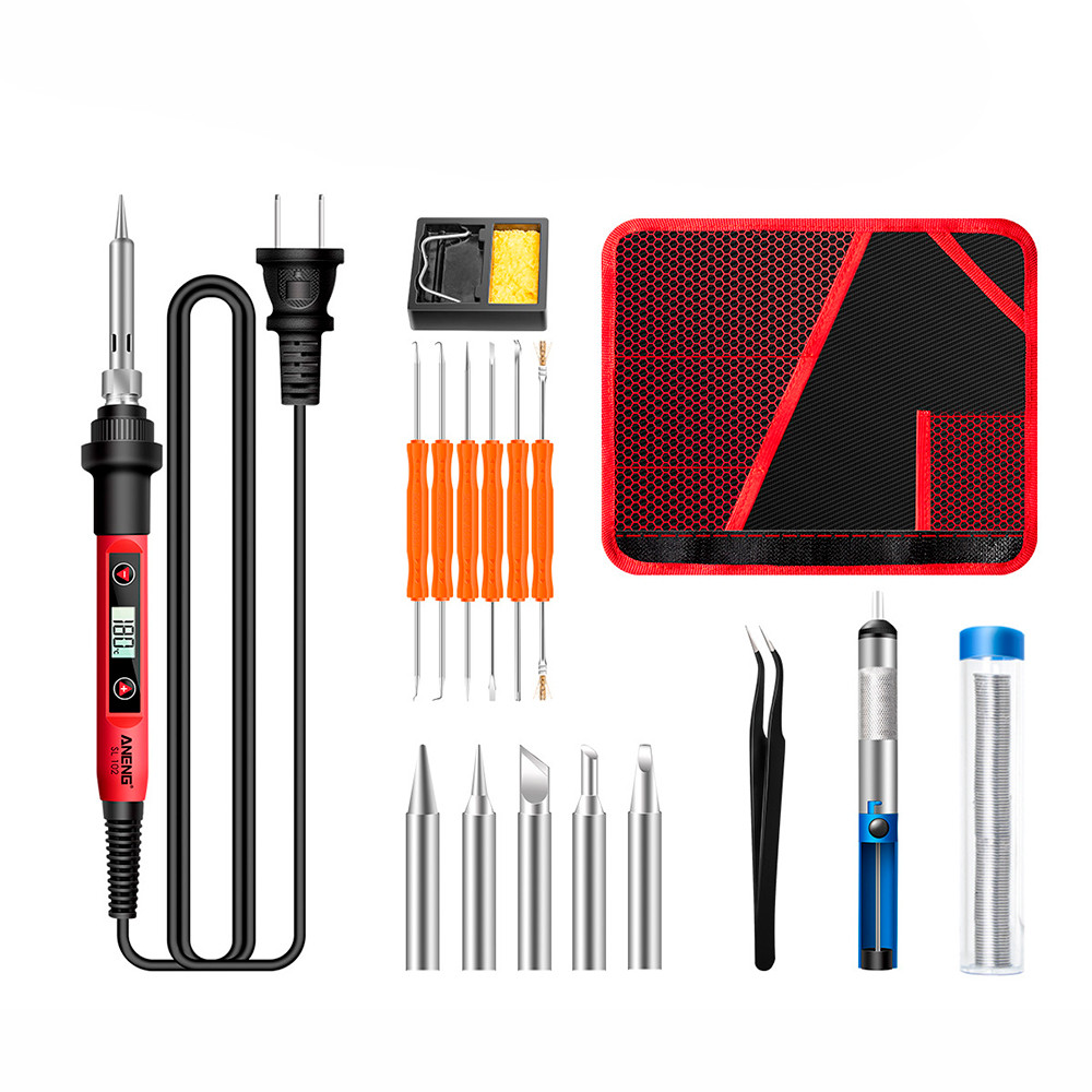 Набір інструментів для паяння ANENG SL-102, 17 предметів, фото 1