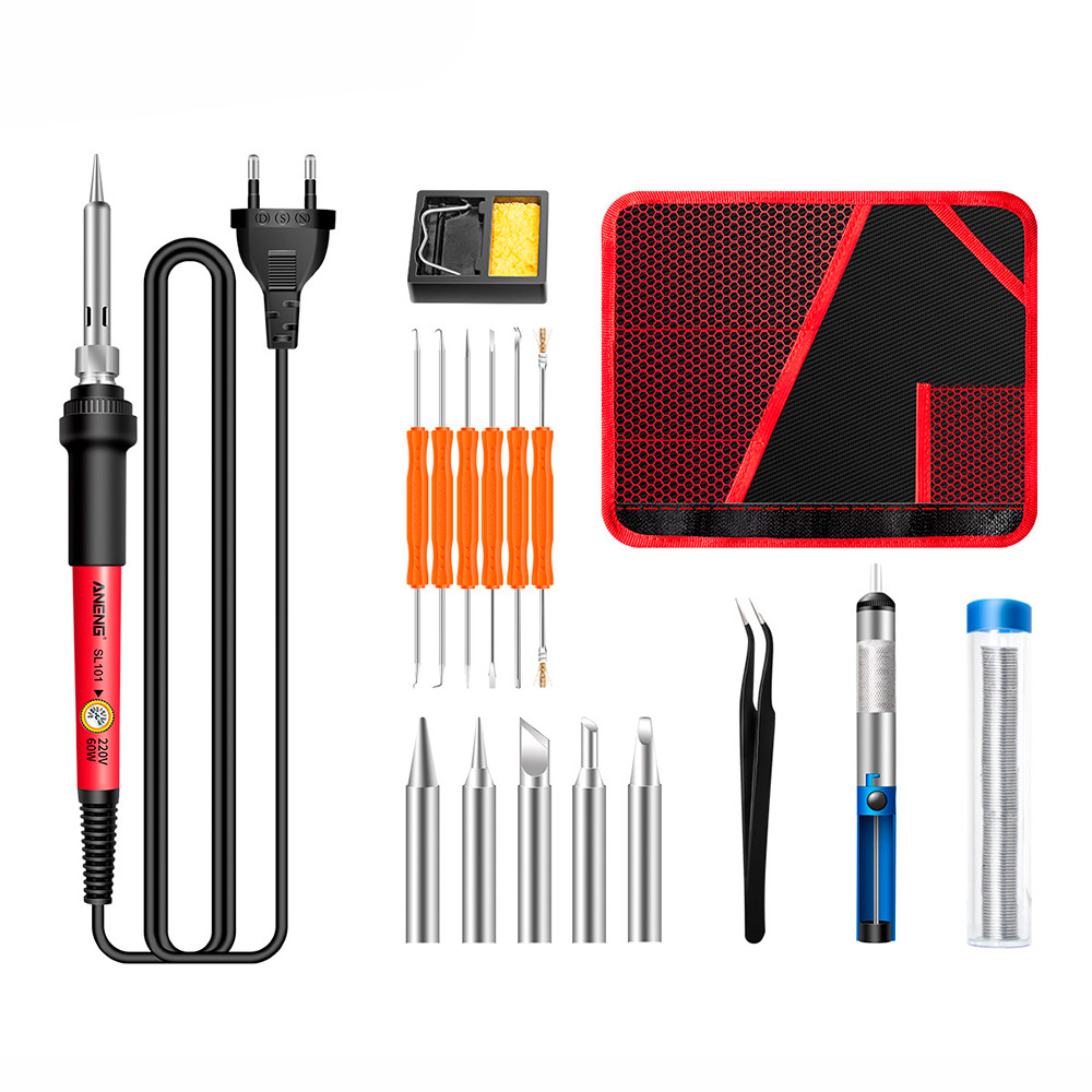 Набір інструментів для паяння ANENG SL-101, 17 предметів, фото 1