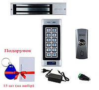 Комплект контроля доступа с магнитным замком для тяжелых дверей SEVEN LOCK KA-7801 (Украина)