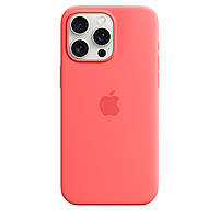 Чохол Silicone Case Premium з MagSafe для iPhone 15 Pro Max Guava