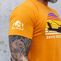 Футболка Zero Foxtrot Chopper Camper 2 Tee | Orange, фото 4