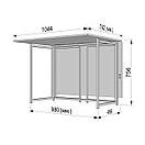 Розкладний кухонний стіл. 1044х742(1375) мм. На дві сторони., фото 5