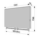 Розкладний кухонний стіл. 1044х742(1375) мм. На дві сторони., фото 4