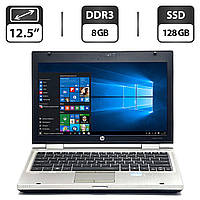 Нетбук Б-класс HP EliteBook 2560p / 12.5" (1366x768) TN / Intel Core i7-2620M (2 (4) ядра по 2 | всё для тебя