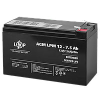 Аккумулятор AGM LogicPower LPM 12V - 7.5 Ah