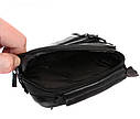 Чоловіча шкіряна сумка 30161 чорна, фото 3