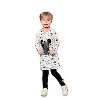 Плаття-туніка для дівчинки Міккі Маус Trendy Tot 03-00972 принт з довгим рукавом від 4 до 9 років
