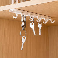 Універсальний пластиковий вішак із рухомими гачками