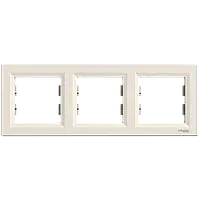Schneider Electric Asfora EPH5800323 РАМКА ТРЕМЕСНАЯ, ГОРИЗОНТАЛЬНАЯ