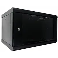 WMNC-6U-FLAT- BLACK Hypernet 6U 600x450 Шафа коммутаційна настінна 6U 600x450