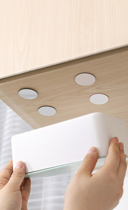 Набір круглих металевих пластин для магнітного тримача, 4 шт/уп, фото 1