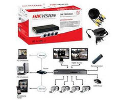 DS-J142I/7104HGHI-F1 (4 out) Комплект відеоспостереження Hikvision