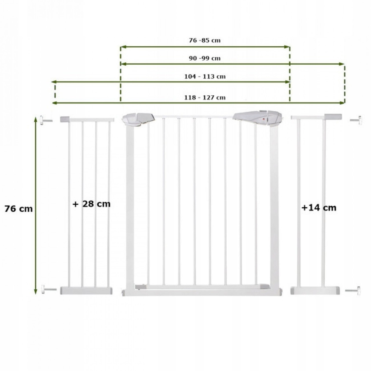 Дитячий бар'єр (ворота) безпеки 118-127 см Springos SG0001AB - фото 6 - id-p2002808811