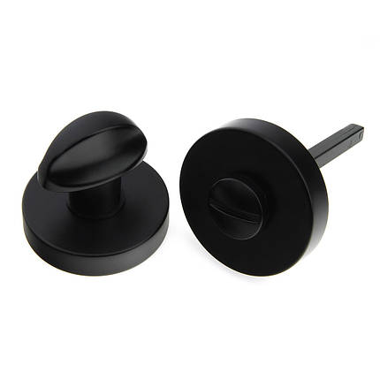 WC-фіксатор Fixa Round. N52 - чорний ZAMAK 12976 FORME Італія, фото 1