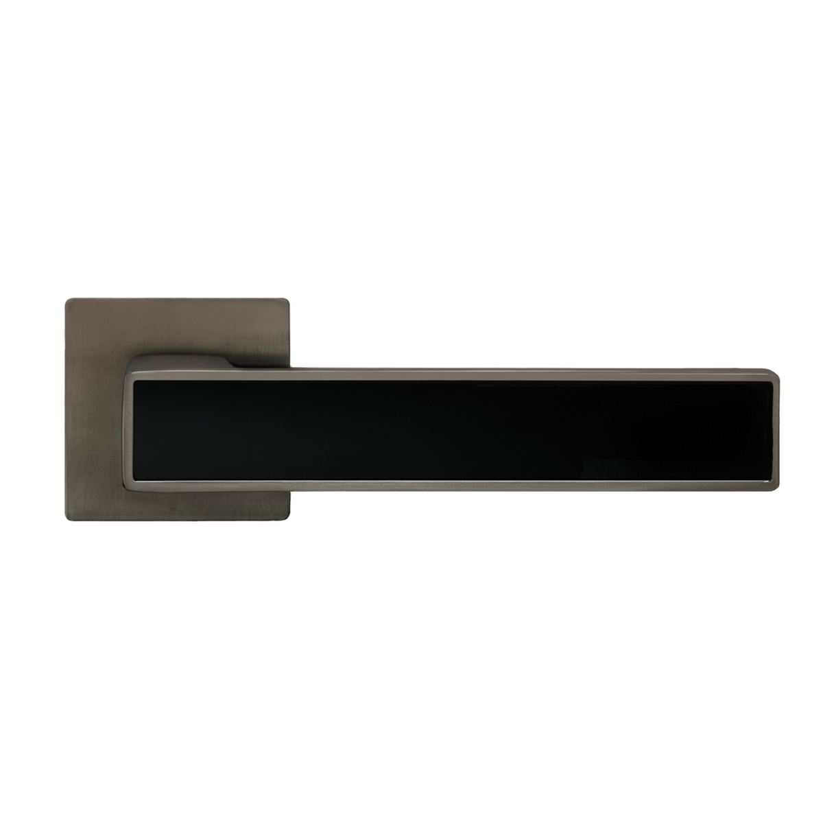 Дверні ручки A-2015/E20 MA/BLACK- матовий антрацит/чорна вставка ALUMINIUM A-2015/E20 MA/BLACK LINDE Китай